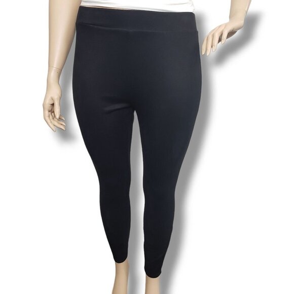 Torrid Suede Legging Womens 1X Full Length Signature Waist Black - Picture 1 of 11